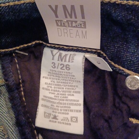 577324....YMI High Rise Ankle Straight Size 3/26 - Picture 6 of 6